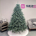 Brad artificial Christmas Deluxe by Sersimo, Alaska Select verde argintiu, integral 3D, 180 cm
