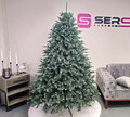 Brad artificial Christmas Deluxe by Sersimo, Alaska Select verde argintiu, integral 3D, 180 cm