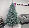 Brad artificial Christmas Deluxe by Sersimo, Laponia Select argintiu, integral 3D, 230cm