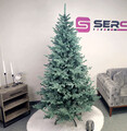 Brad artificial Christmas Deluxe by Sersimo, Viena Select argintiu, integral 3D, 230cm