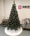 Brad artificial Christmas Deluxe by Sersimo, Lidia Nins cu conuri, 2D, 180cm