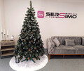 Brad artificial Christmas Deluxe by Sersimo, Lidia Nins cu conuri, 2D, 180cm