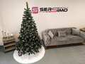 Brad artificial Christmas Deluxe by Sersimo, Lidia Nins cu conuri, 2D, 180cm