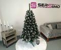 Brad artificial Christmas Deluxe by Sersimo, Crystal nins cu merisoare, 2D, 180cm