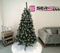 Brad artificial Christmas Deluxe by Sersimo, Crystal nins cu merisoare, 2D, 200cm