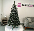 Brad artificial Christmas Deluxe by Sersimo, Crystal nins cu merisoare, 2D, 200cm