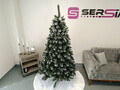 Brad artificial Christmas Deluxe by Sersimo, Crystal nins cu merisoare, 2D, 200cm