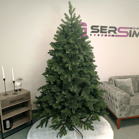 Brad artificial Christmas Deluxe by Sersimo, Kovalivska verde, 3D, 210cm