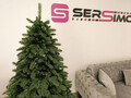 Brad artificial Christmas Deluxe by Sersimo, Canada verde, 3D, 180cm