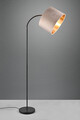 Lampadar Julieta, TRIO, 63x35x156 cm, 60W, 1x E27, metal/textil, negru/bej