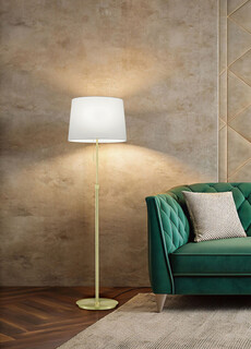 Bronz mat;Alb, Lampadar