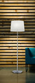 Lampadar Lyon, TRIO, 46.3x180 cm, 60W, 3x E27, metal, nichel mat/alb