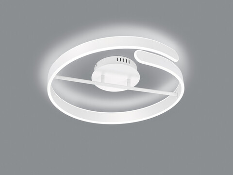 Plafoniera Parma, RL, 50x13.5 cm, 37W, 1x SMD, metal, alb mat