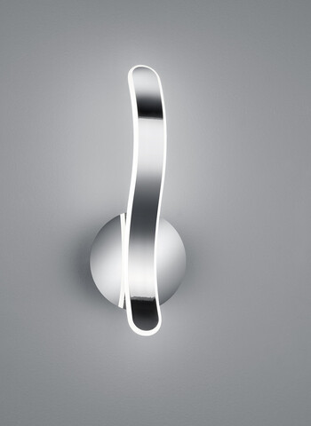 Aplica de perete Parma, RL, 15x39 cm, 11W, 1x SMD, metal, argintiu