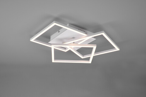 Plafoniera Mobile, RL, 39x42x10 cm, 27W, 1x SMD, metal, alb mat