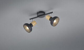 30x13.5x18.5 cm, Negru mat;Natur