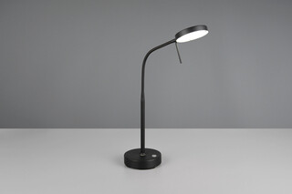 Negru mat, Lampa masa