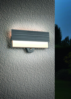 40x20.5 cm, Antracit, Aplica exterior cu senzor