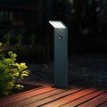 Lampadar de exterior cu senzor Pearl, TRIO, 14x50 cm, 8W, 1x SMD, aluminiu, antracit