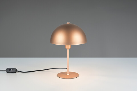 Lampa de masa Nola, TRIO, 20x30.5 cm, 28W, 1x E14, metal, maro