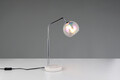 Lampa de masa Paxton, TRIO, 28x15x45 cm, 10W, 1x E14, metal, argintiu