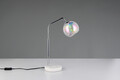 Lampa de masa Paxton, TRIO, 28x15x45 cm, 10W, 1x E14, metal, argintiu