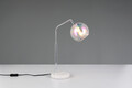 Lampa de masa Paxton, TRIO, 28x15x45 cm, 10W, 1x E14, metal, argintiu