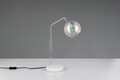 Lampa de masa Paxton, TRIO, 28x15x45 cm, 10W, 1x E14, metal, argintiu