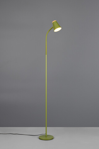 Lampadar Pongo, RL, 19.5x145 cm, 4.5W, 1x SMD, plastic, verde/natur