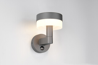 22x16.5x22.5 cm, Antracit, Aplica exterior cu senzor