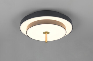 40x20 cm, Negru;Auriu, Plafoniera