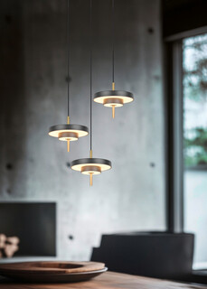 45x150 cm, Negru;Auriu, Lustra