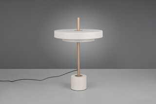 30x45.5 cm, Gri;Auriu, Lampa masa