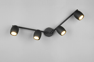 70.5x8x16.5 cm, Negru mat