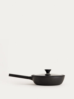 Negru, Tigaie cu capac 28 cm