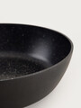Tigaie cu capac Tristan, Homla, 28 cm, aluminiu/sticla/silicon, negru
