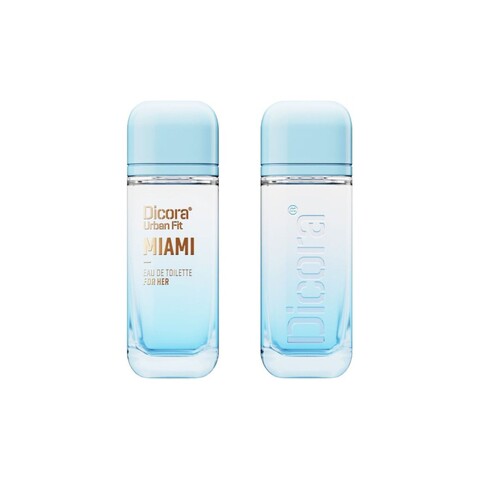 Apa de toaleta pentru femei, Miami, Dicora Urban Fit, 40ml