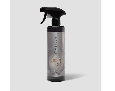 Odorizant spray pentru ambient si tesaturi, Cotton, Spring Air, 500 ml