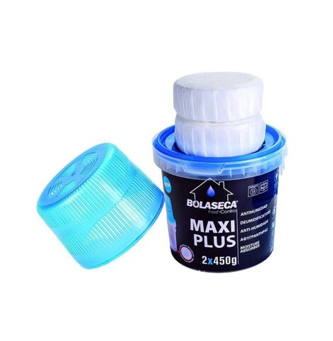 Absorbant de umiditate cu rezerve parfumate 2x500g, Maxi Plus, Wanadry