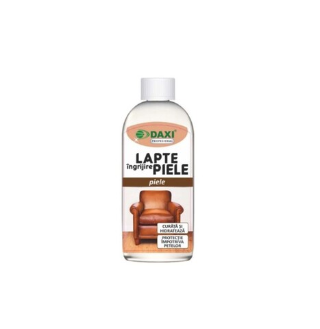 Lapte pentru curatarea articolelor din piele naturala si sintetica, 200 ml, Daxi