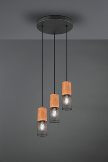 28x150 cm, Negru mat;Natur, Lustra