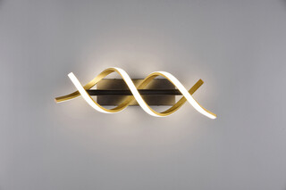 47x20.5x13.5 cm, Negru;Bronz mat, Aplica