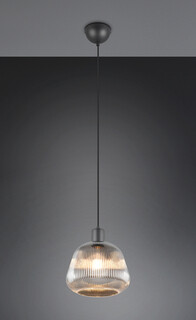 22x150 cm, Negru mat;Argintiu, Lustra