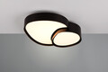 Plafoniera Rise, TRIO, 40x37.7x8 cm, 21W, 1x SMD, metal, negru mat