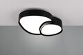 Plafoniera Rise, TRIO, 40x37.7x8 cm, 21W, 1x SMD, metal, negru mat