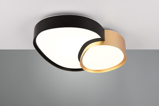 40x37.7x8 cm, Negru;Auriu