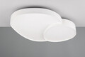 Plafoniera Rise, TRIO, 70x66x8 cm, 45W, 1x SMD, metal, alb mat
