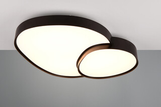 70x66x8 cm, Negru mat