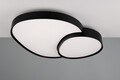 Plafoniera Rise, TRIO, 70x66x8 cm, 45W, 1x SMD, metal, negru mat