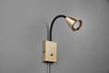 Lampa de perete Wanda, TRIO, 8.5x22x23.5 cm, 10W, 1x GU10, metal, bronz mat/negru